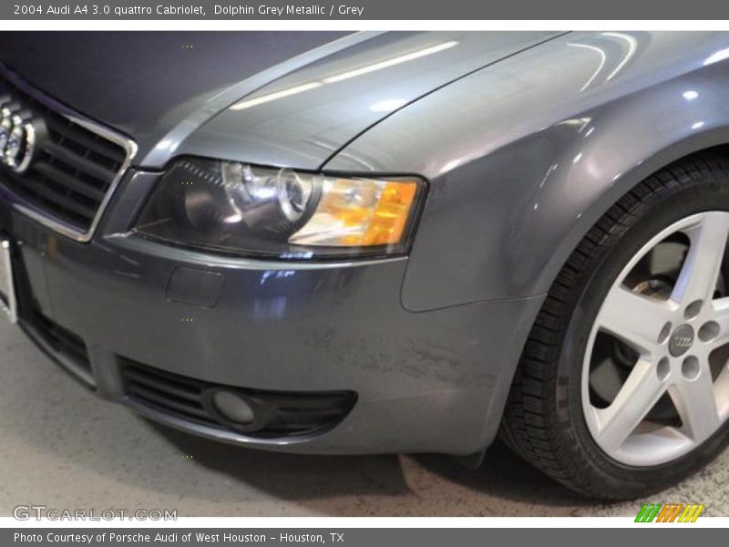 Dolphin Grey Metallic / Grey 2004 Audi A4 3.0 quattro Cabriolet