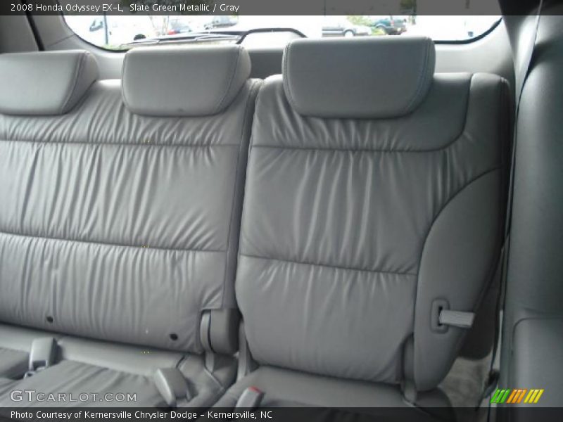 Slate Green Metallic / Gray 2008 Honda Odyssey EX-L