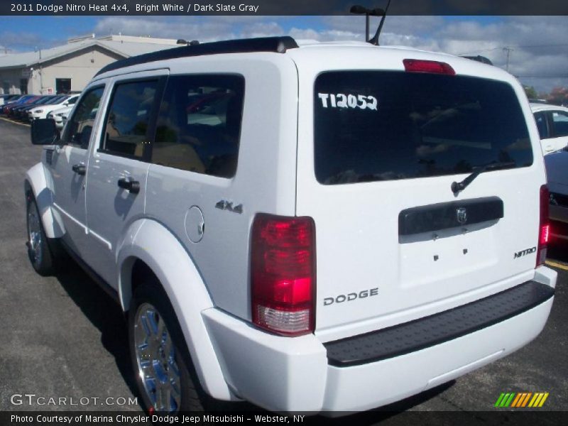 Bright White / Dark Slate Gray 2011 Dodge Nitro Heat 4x4