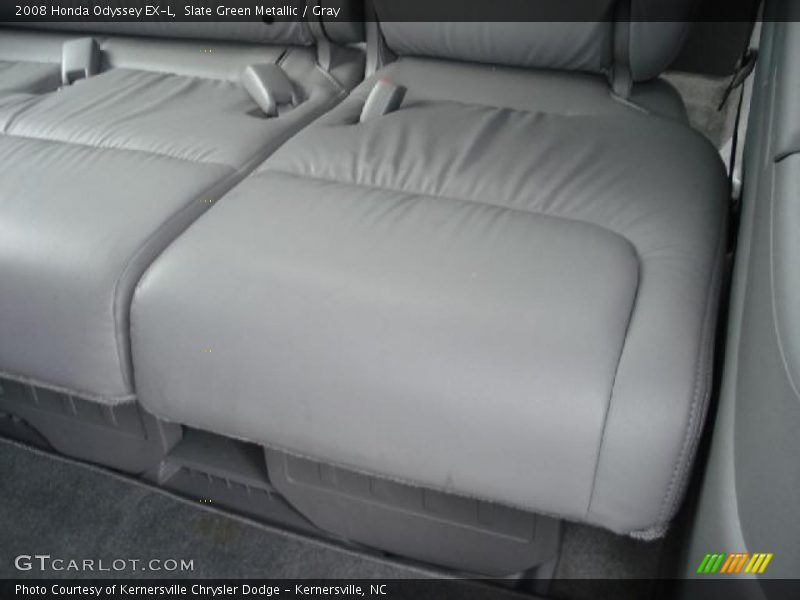 Slate Green Metallic / Gray 2008 Honda Odyssey EX-L