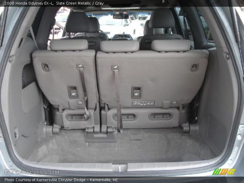 Slate Green Metallic / Gray 2008 Honda Odyssey EX-L