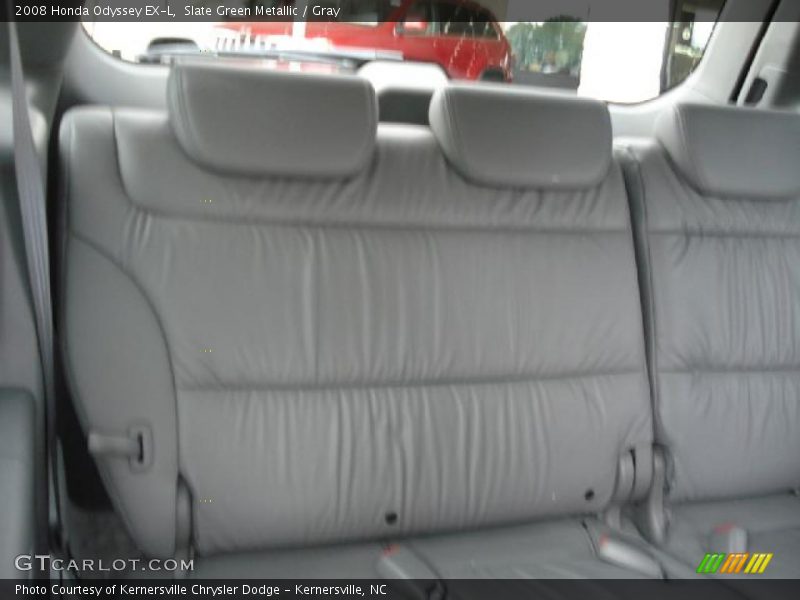 Slate Green Metallic / Gray 2008 Honda Odyssey EX-L