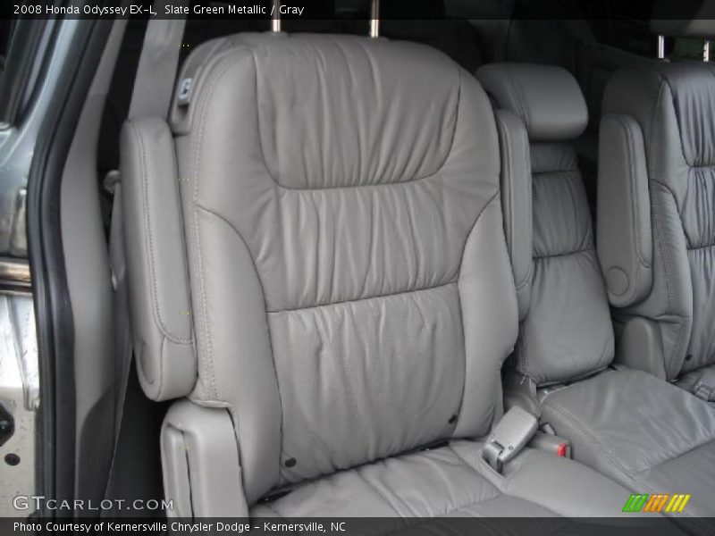 Slate Green Metallic / Gray 2008 Honda Odyssey EX-L
