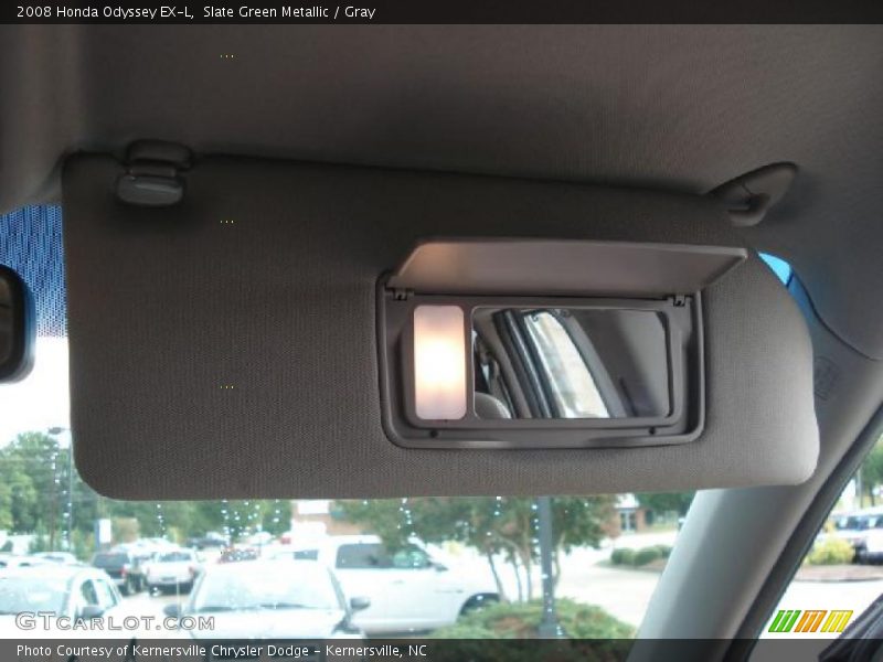 Slate Green Metallic / Gray 2008 Honda Odyssey EX-L
