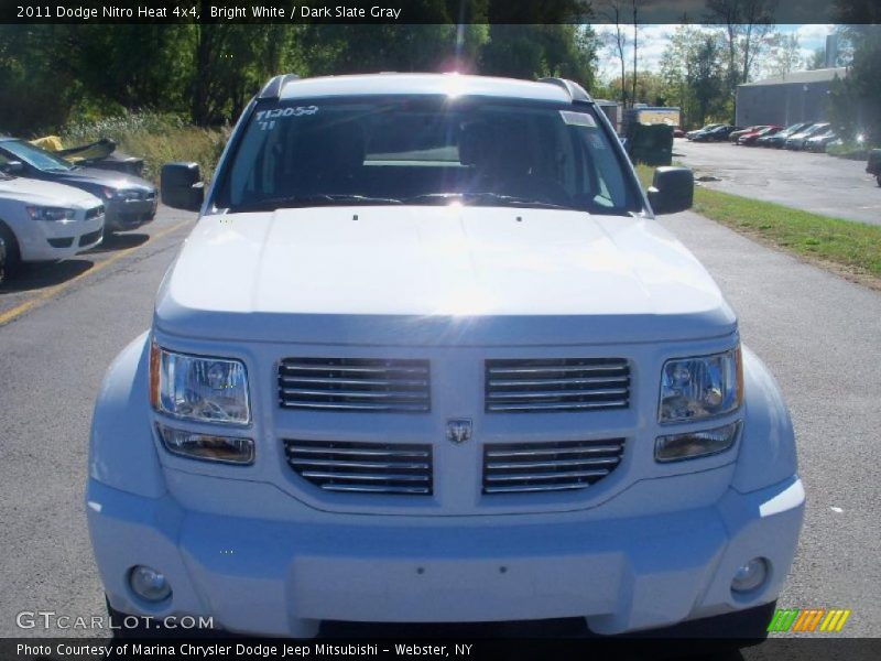 Bright White / Dark Slate Gray 2011 Dodge Nitro Heat 4x4