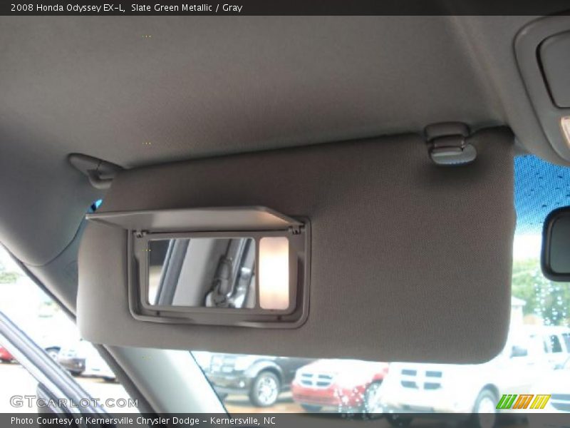 Slate Green Metallic / Gray 2008 Honda Odyssey EX-L