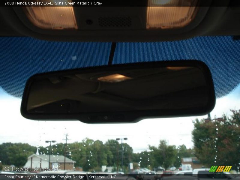 Slate Green Metallic / Gray 2008 Honda Odyssey EX-L