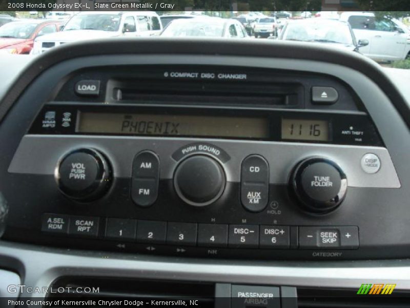 Slate Green Metallic / Gray 2008 Honda Odyssey EX-L