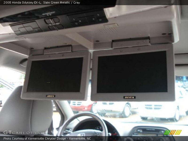 Slate Green Metallic / Gray 2008 Honda Odyssey EX-L