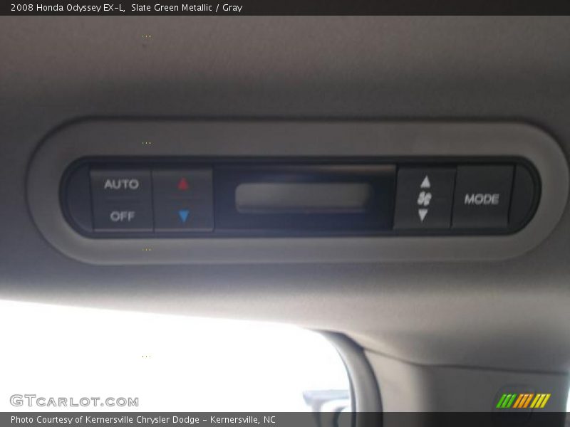 Slate Green Metallic / Gray 2008 Honda Odyssey EX-L