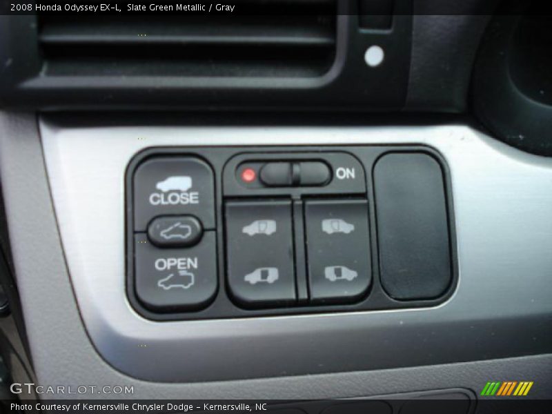 Slate Green Metallic / Gray 2008 Honda Odyssey EX-L
