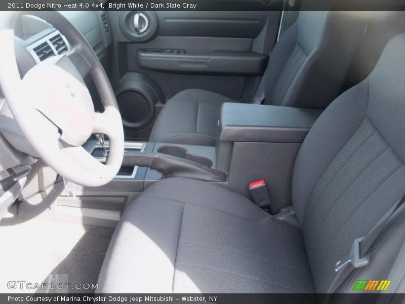 Bright White / Dark Slate Gray 2011 Dodge Nitro Heat 4.0 4x4