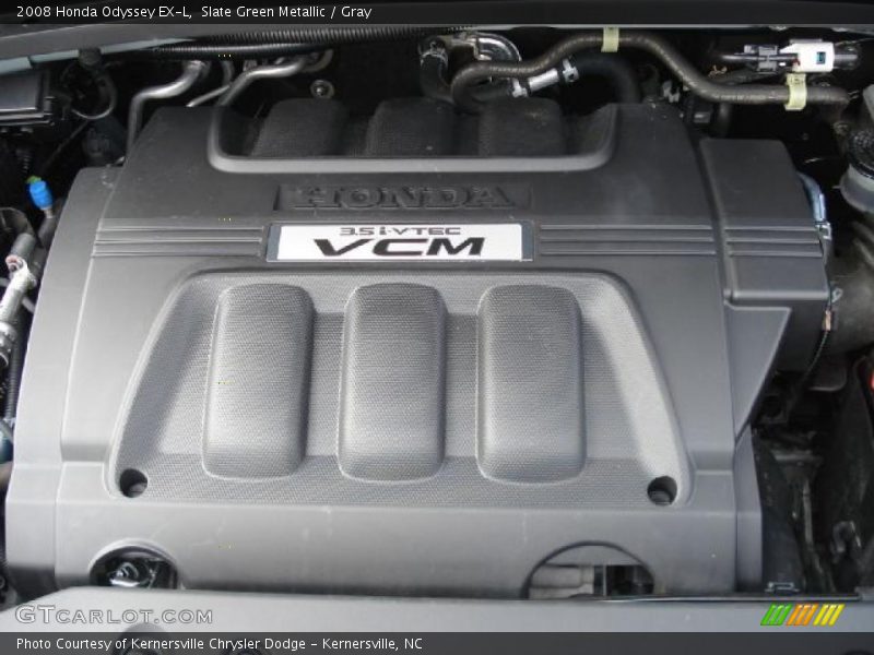 Slate Green Metallic / Gray 2008 Honda Odyssey EX-L