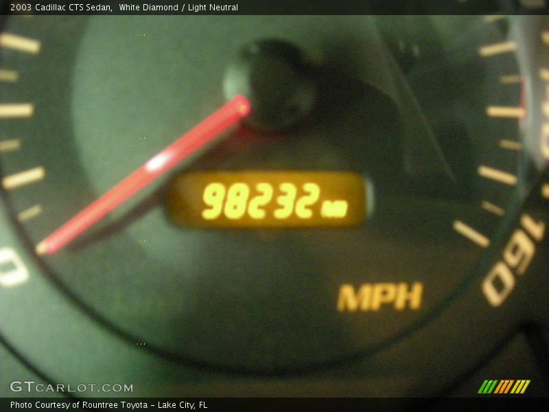 White Diamond / Light Neutral 2003 Cadillac CTS Sedan