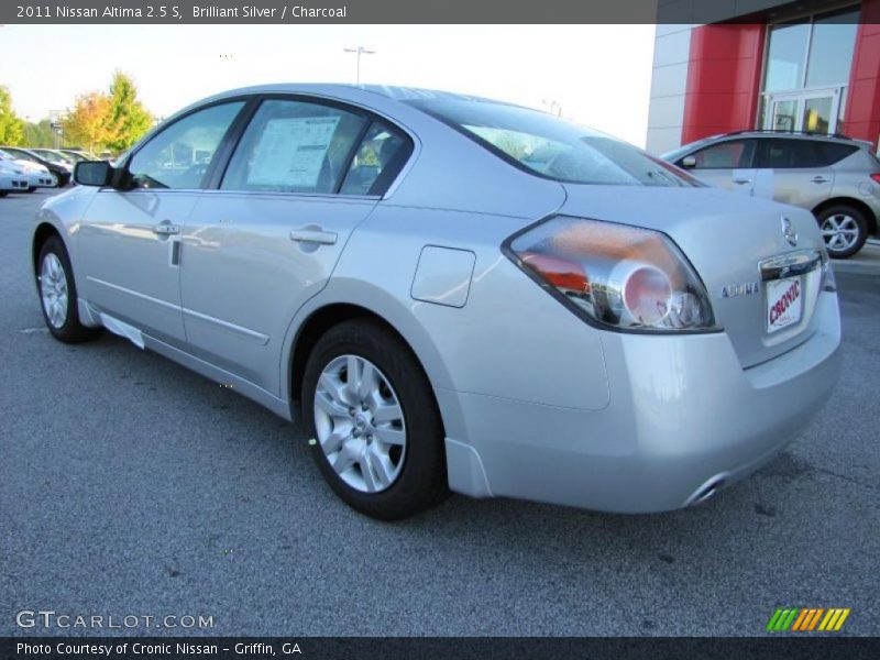 Brilliant Silver / Charcoal 2011 Nissan Altima 2.5 S