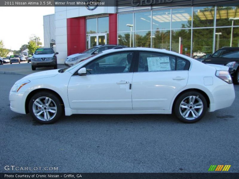 Winter Frost White / Charcoal 2011 Nissan Altima 3.5 SR