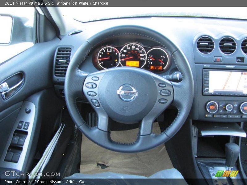 Winter Frost White / Charcoal 2011 Nissan Altima 3.5 SR