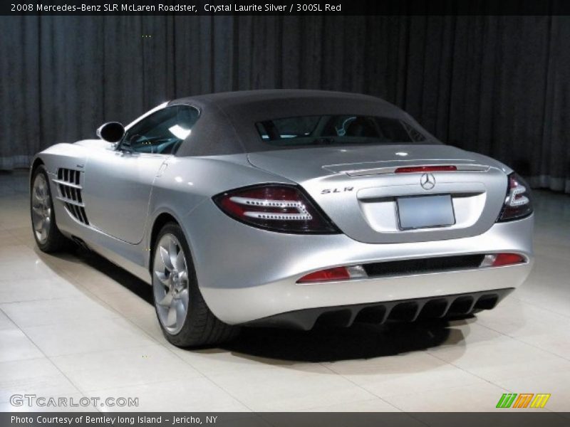 Crystal Laurite Silver / 300SL Red 2008 Mercedes-Benz SLR McLaren Roadster