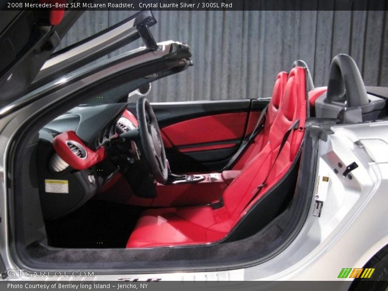 Crystal Laurite Silver / 300SL Red 2008 Mercedes-Benz SLR McLaren Roadster