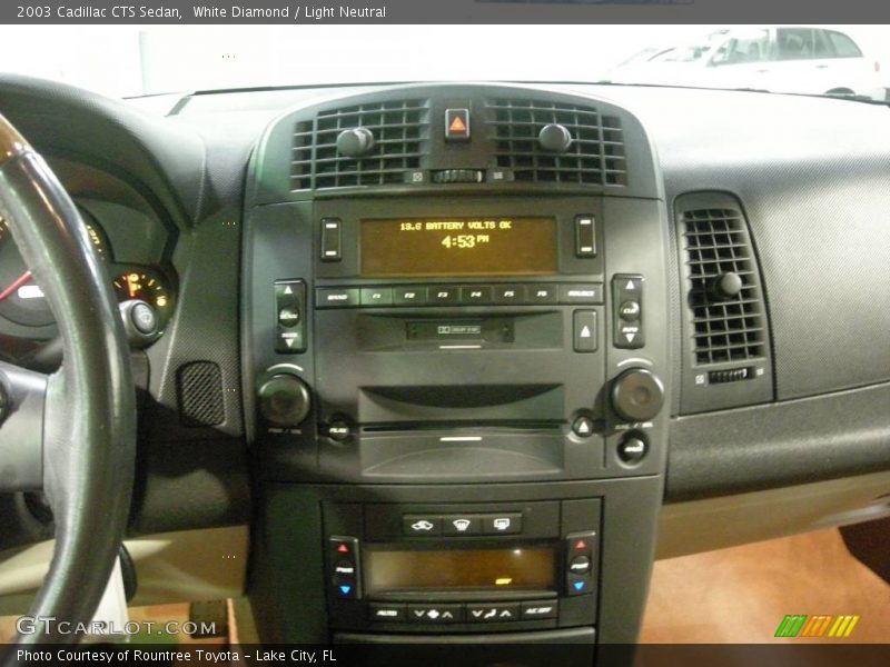 White Diamond / Light Neutral 2003 Cadillac CTS Sedan
