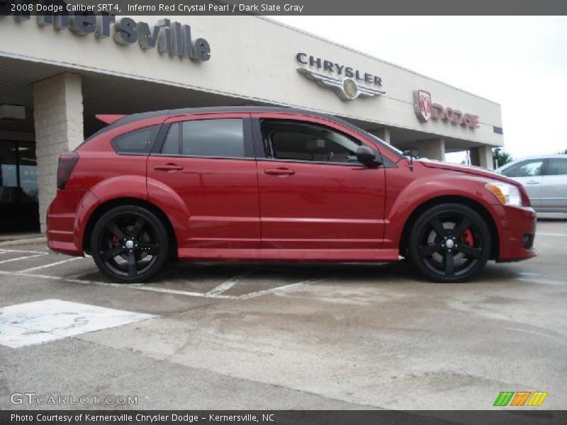 Inferno Red Crystal Pearl / Dark Slate Gray 2008 Dodge Caliber SRT4