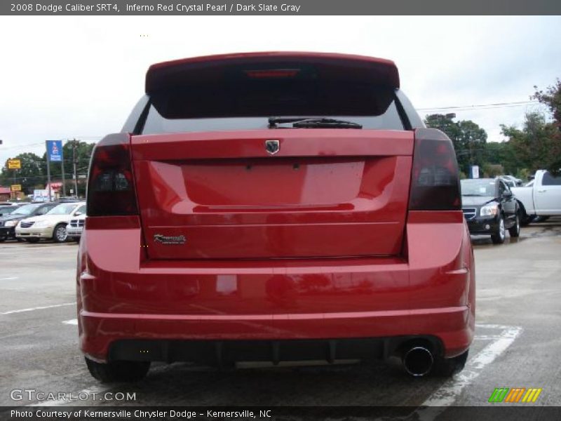 Inferno Red Crystal Pearl / Dark Slate Gray 2008 Dodge Caliber SRT4