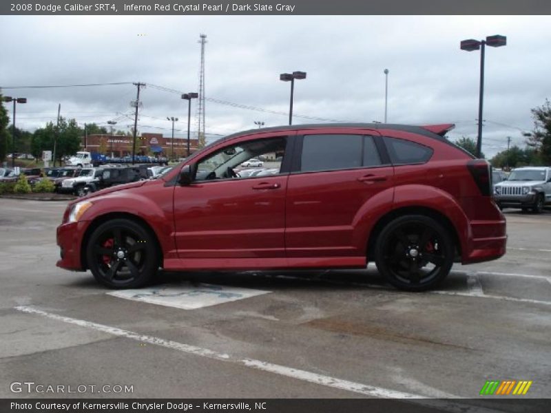 Inferno Red Crystal Pearl / Dark Slate Gray 2008 Dodge Caliber SRT4