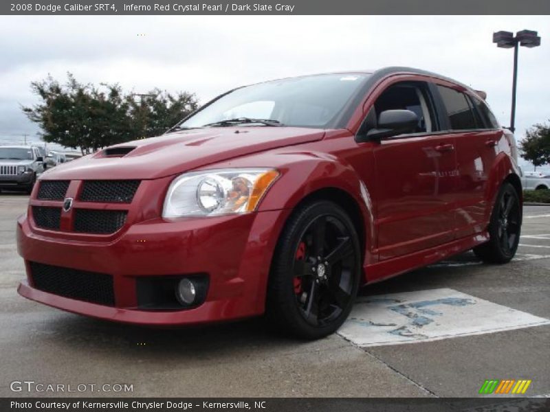 Inferno Red Crystal Pearl / Dark Slate Gray 2008 Dodge Caliber SRT4