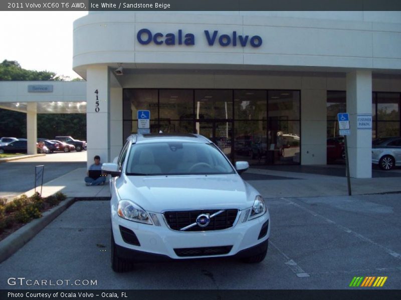 Ice White / Sandstone Beige 2011 Volvo XC60 T6 AWD