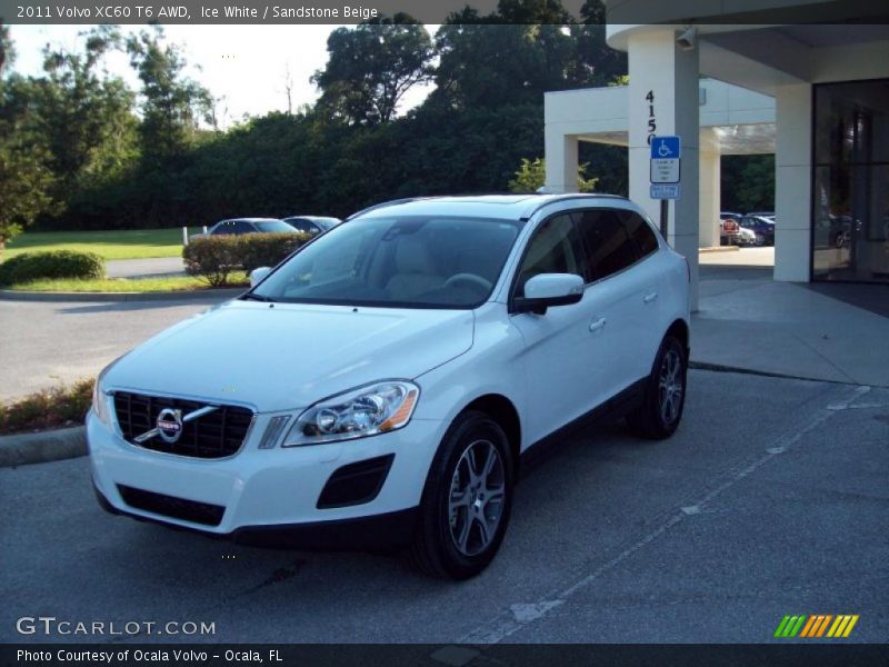 Ice White / Sandstone Beige 2011 Volvo XC60 T6 AWD