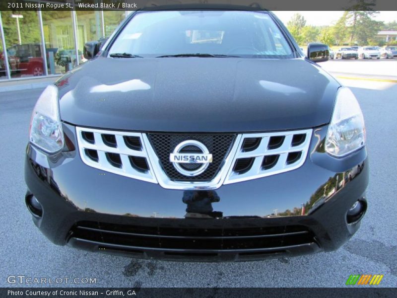 Wicked Black / Black 2011 Nissan Rogue SL