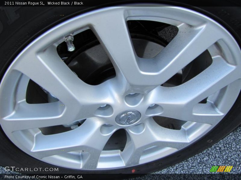 Wicked Black / Black 2011 Nissan Rogue SL
