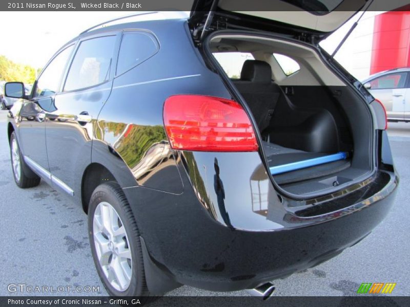Wicked Black / Black 2011 Nissan Rogue SL