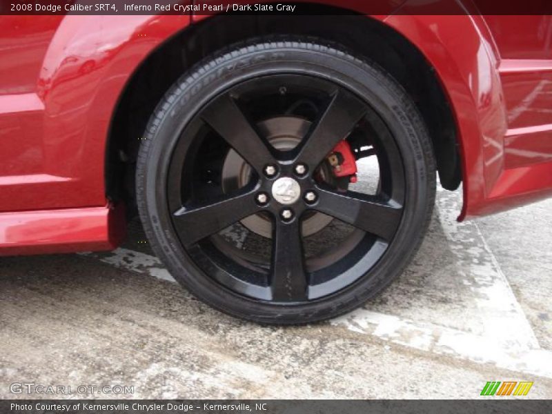 Inferno Red Crystal Pearl / Dark Slate Gray 2008 Dodge Caliber SRT4