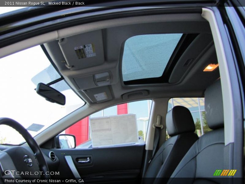 Wicked Black / Black 2011 Nissan Rogue SL