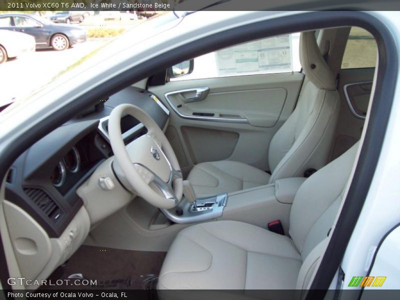 Ice White / Sandstone Beige 2011 Volvo XC60 T6 AWD