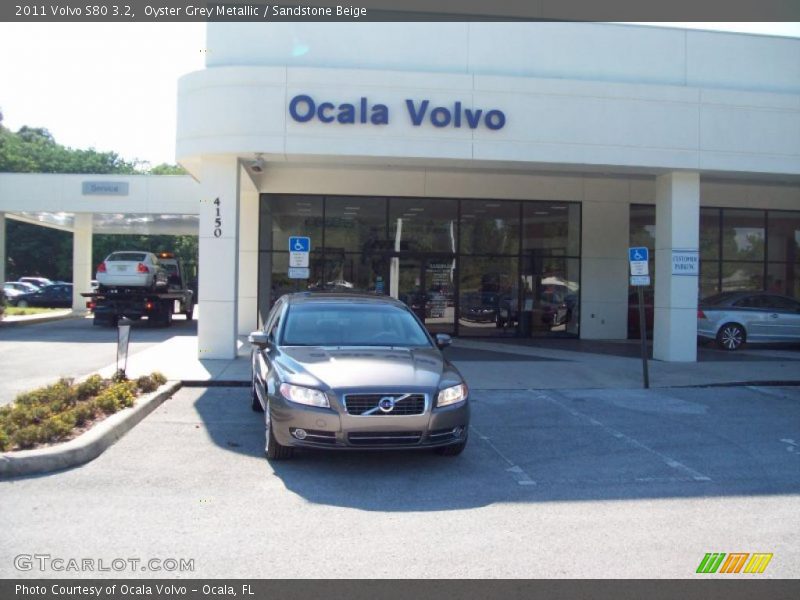 Oyster Grey Metallic / Sandstone Beige 2011 Volvo S80 3.2