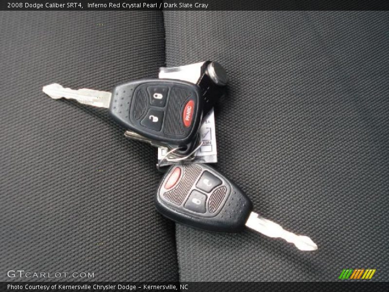Inferno Red Crystal Pearl / Dark Slate Gray 2008 Dodge Caliber SRT4