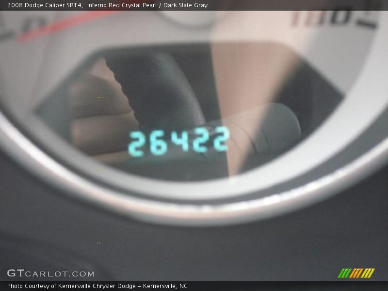 Inferno Red Crystal Pearl / Dark Slate Gray 2008 Dodge Caliber SRT4