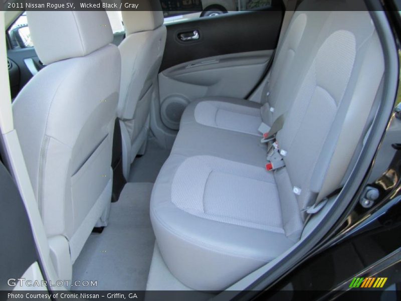 Wicked Black / Gray 2011 Nissan Rogue SV