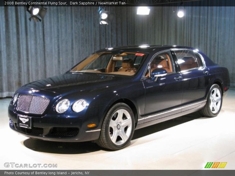 Dark Sapphire / Newmarket Tan 2008 Bentley Continental Flying Spur