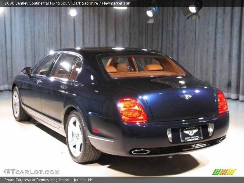 Dark Sapphire / Newmarket Tan 2008 Bentley Continental Flying Spur