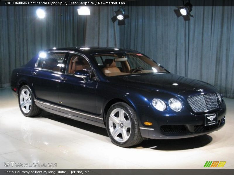 Dark Sapphire / Newmarket Tan 2008 Bentley Continental Flying Spur