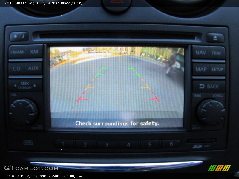 Wicked Black / Gray 2011 Nissan Rogue SV