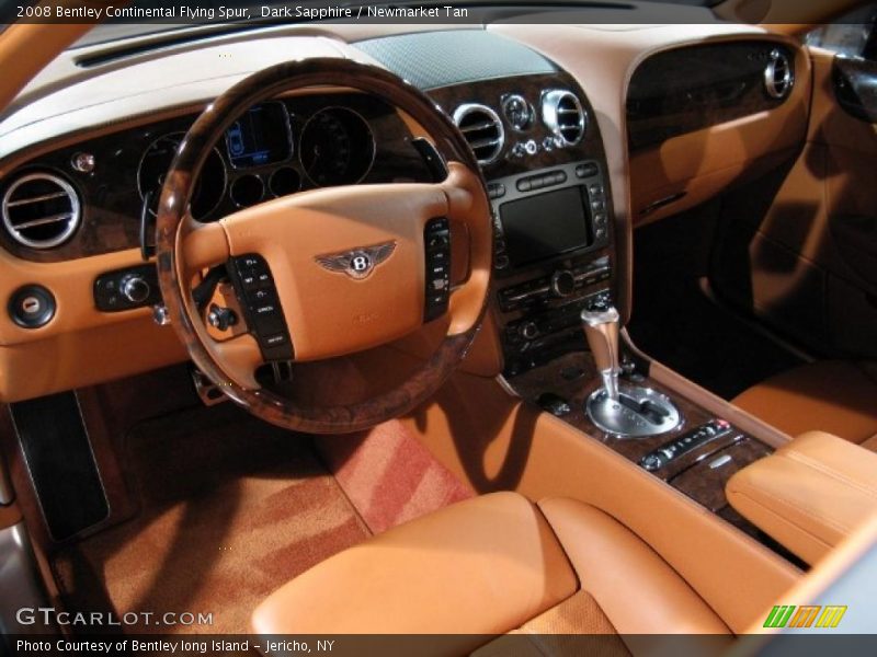 Dark Sapphire / Newmarket Tan 2008 Bentley Continental Flying Spur