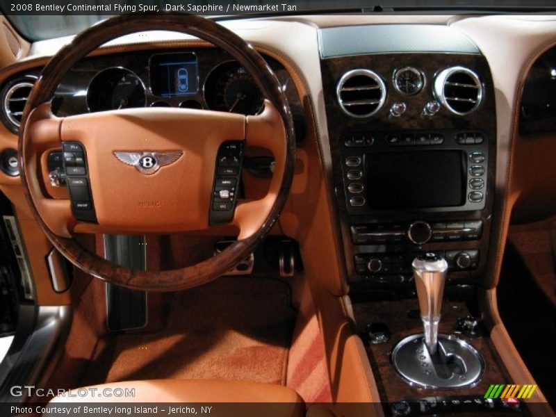 Dark Sapphire / Newmarket Tan 2008 Bentley Continental Flying Spur
