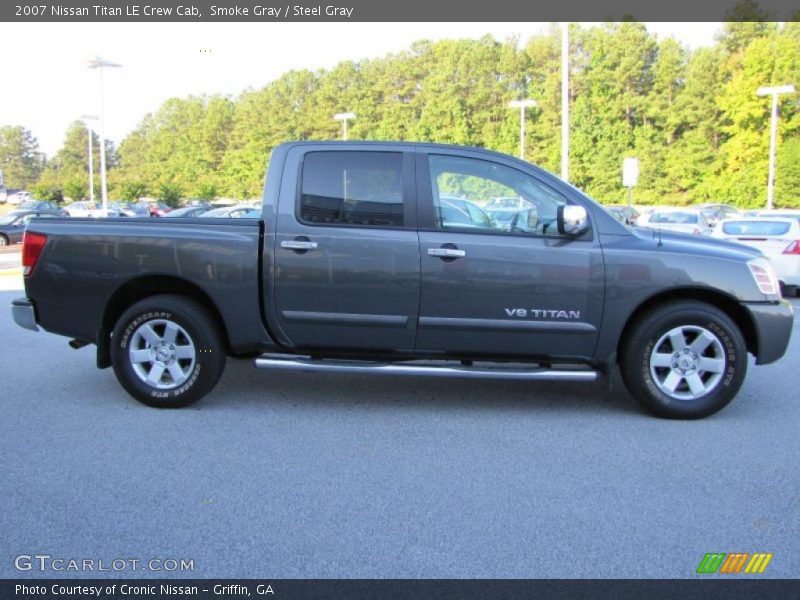 Smoke Gray / Steel Gray 2007 Nissan Titan LE Crew Cab