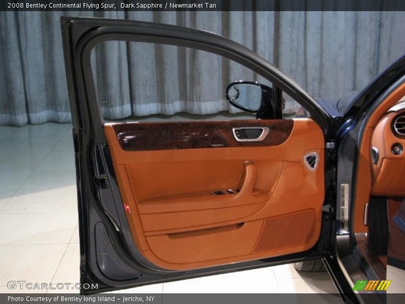 Dark Sapphire / Newmarket Tan 2008 Bentley Continental Flying Spur