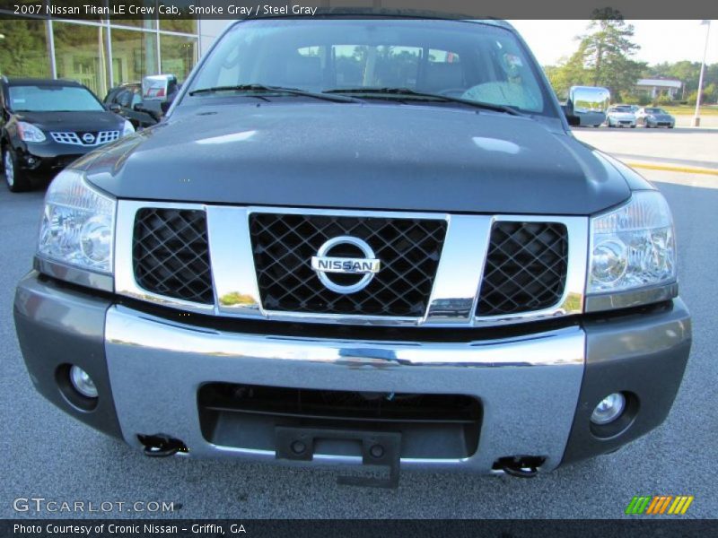 Smoke Gray / Steel Gray 2007 Nissan Titan LE Crew Cab