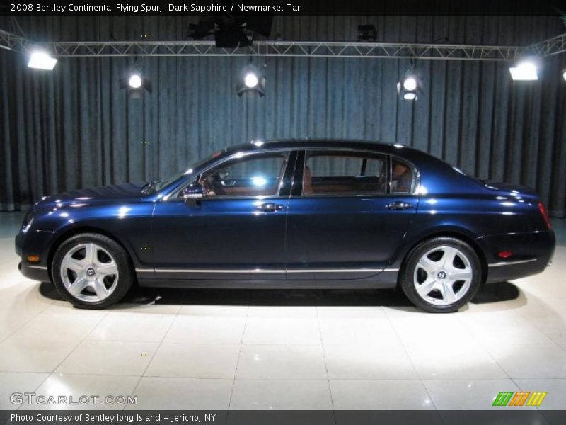 Dark Sapphire / Newmarket Tan 2008 Bentley Continental Flying Spur